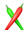 Green and Red Pepper