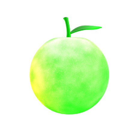 Green Apple  3D Icon