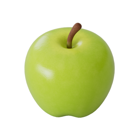 Green Apple  3D Illustration