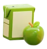 Green Apple Juice Box