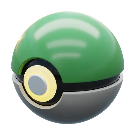 Green Ball  3D Illustration