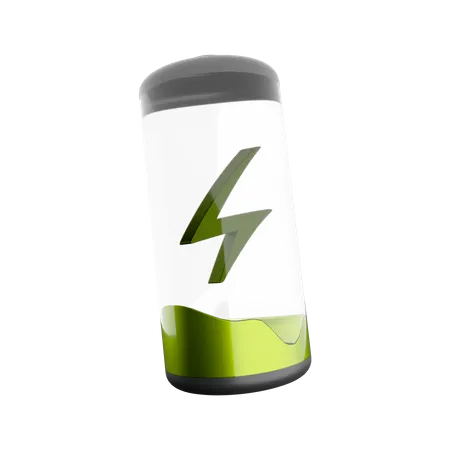 Green Battery  3D Icon