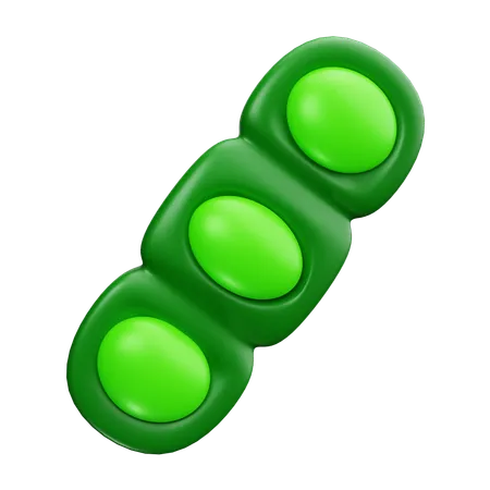 Green Bean  3D Icon