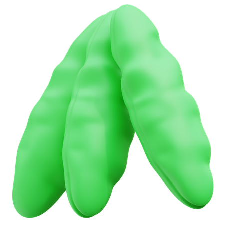 Green beans  3D Icon