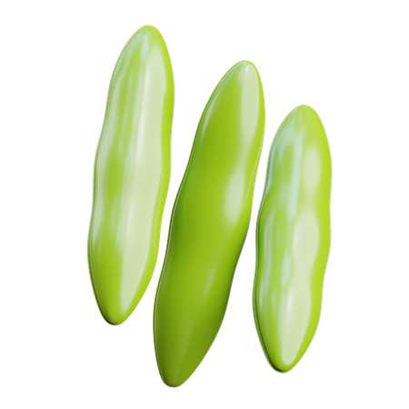 Green beans  3D Icon