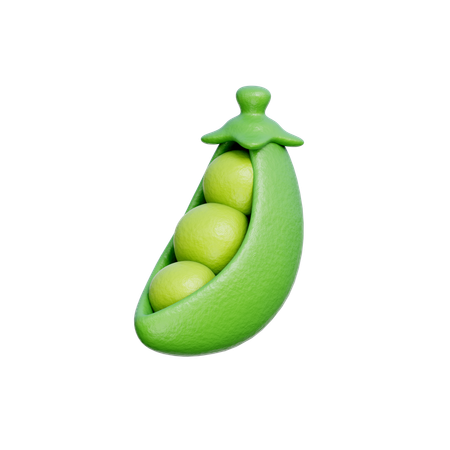 Green Beans  3D Icon