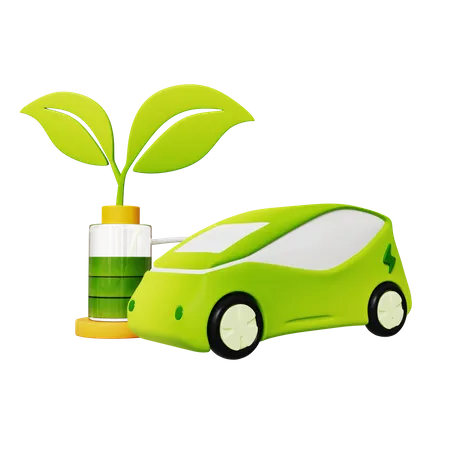 Green Car  3D Icon