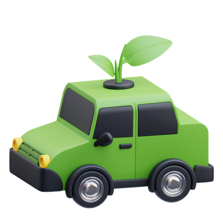 Green Car  3D Icon