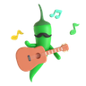 green chili emoji 3d