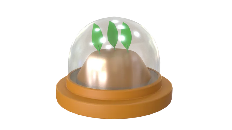 Green Decoration  3D Icon