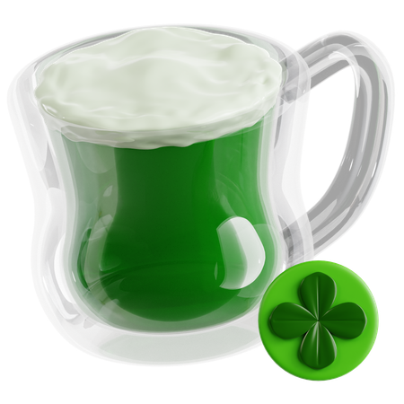 Green Drink  3D Icon