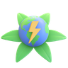 3d save world logo