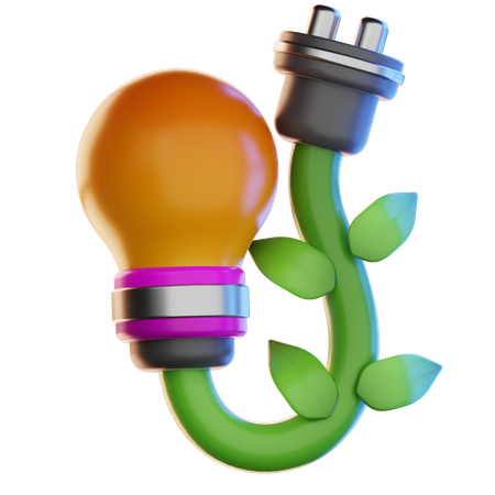 Green energy  3D Icon