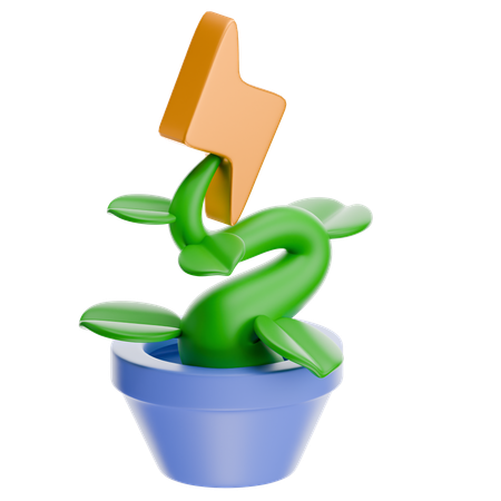 친환경 에너지  3D Icon