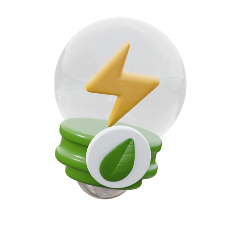 Green Energy  3D Icon