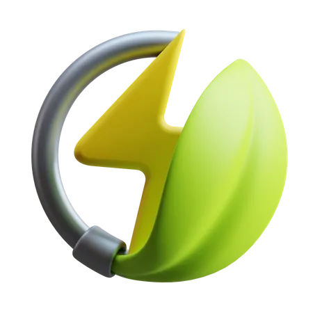 Green Energy  3D Icon