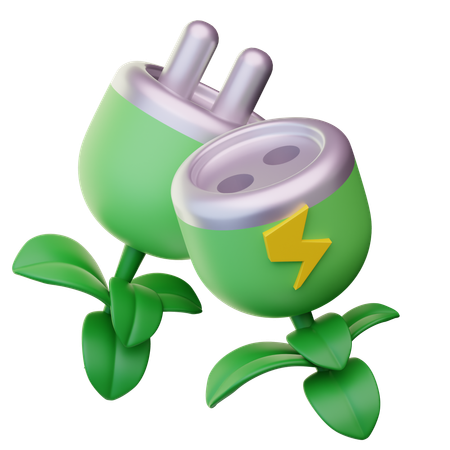 Green Energy  3D Icon