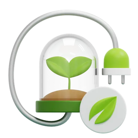 Green Energy  3D Icon