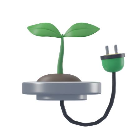 Green Energy  3D Icon