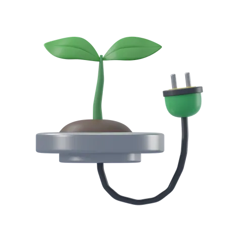 Green Energy  3D Icon