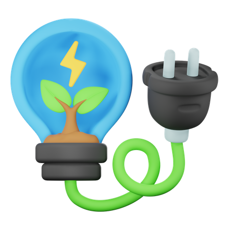 Green Energy  3D Icon