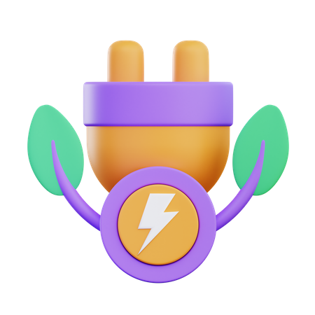 Green Energy  3D Icon