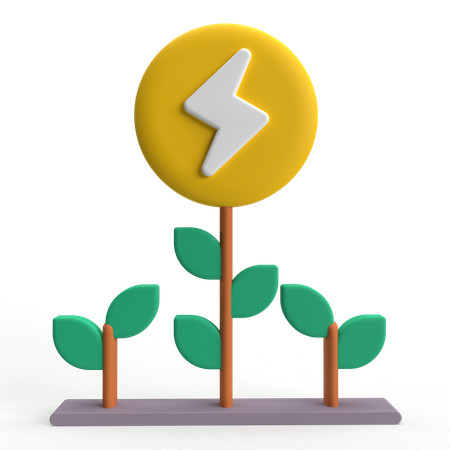 Green Energy  3D Icon