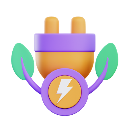 Green Energy  3D Icon