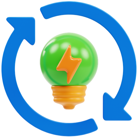 Green Energy  3D Icon