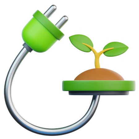 Green Energy  3D Icon