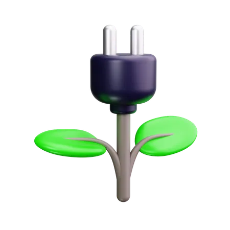 Green Energy  3D Icon