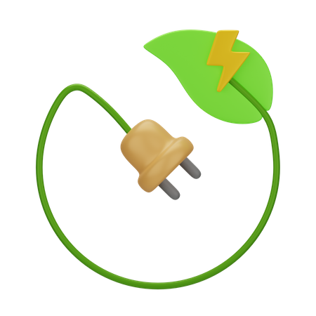 Green Energy  3D Icon