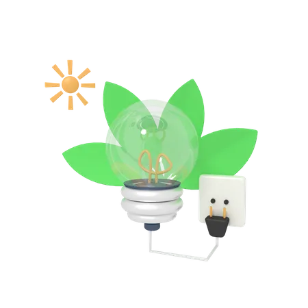 Green Energy  3D Icon