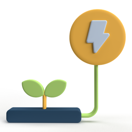 Green Energy  3D Icon