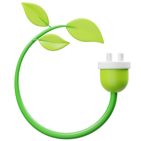 Green Energy  3D Icon