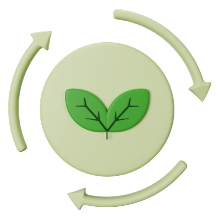 Green Energy  3D Icon