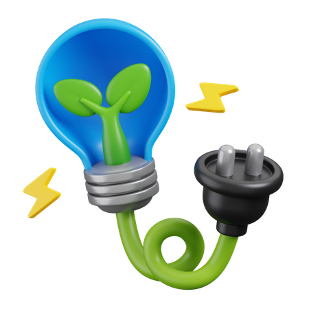 Green Energy  3D Icon