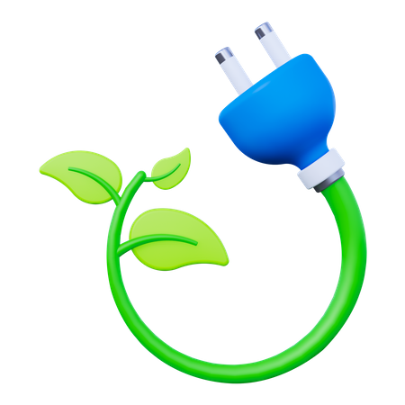 Green Energy  3D Icon