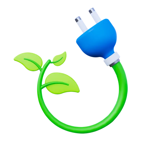 Green Energy  3D Icon