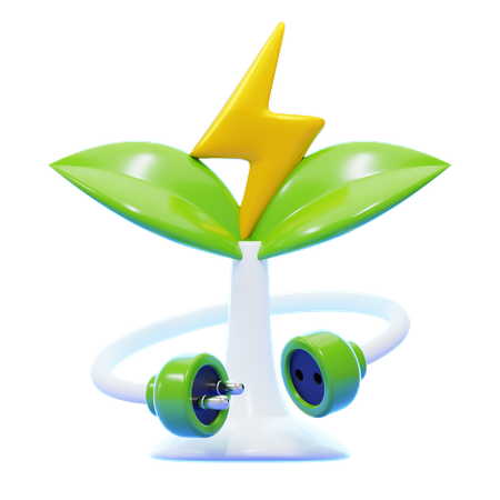 GREEN ENERGY  3D Icon