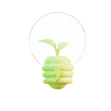 Green Energy  3D Illustration