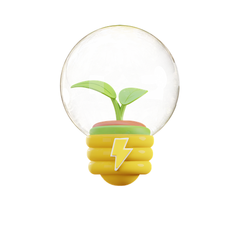 Green Energy  3D Illustration