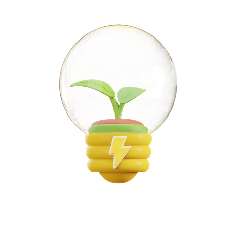 Green Energy 3D Illustration