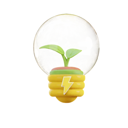 Green Energy  3D Illustration