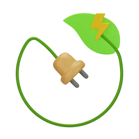 Green Energy 3 D Go Green 3D Icon