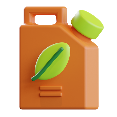 Green Fuel 3D Illustration