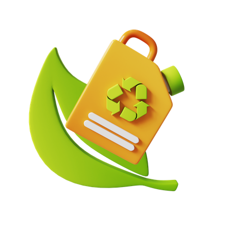 Green Fuel  3D Icon