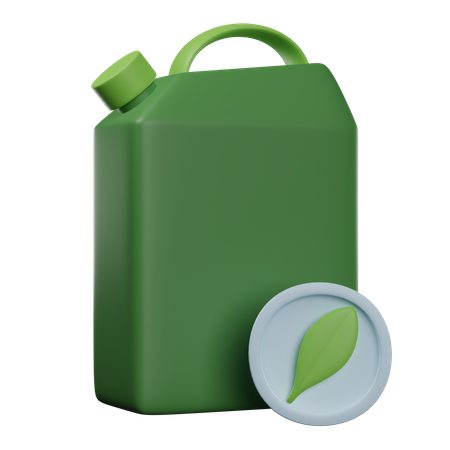 Green fuel  3D Icon