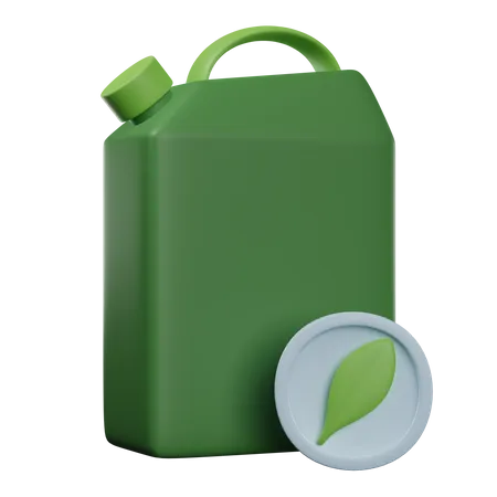 Green fuel  3D Icon