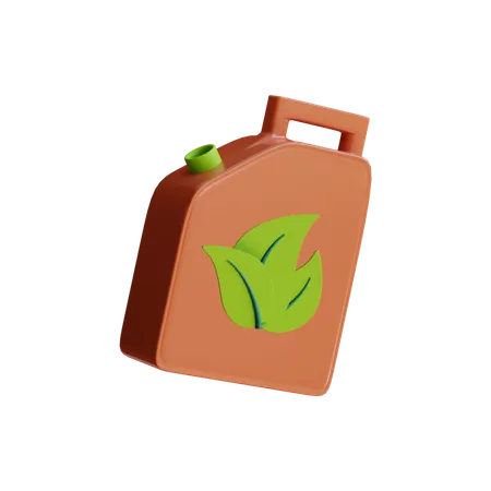 Green Fuel  3D Illustration